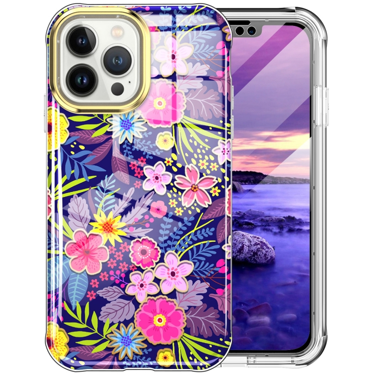 DUAL ART Tartós borítás Apple iPhone 13 Pro FLORAL telefonhoz termék 2. képe