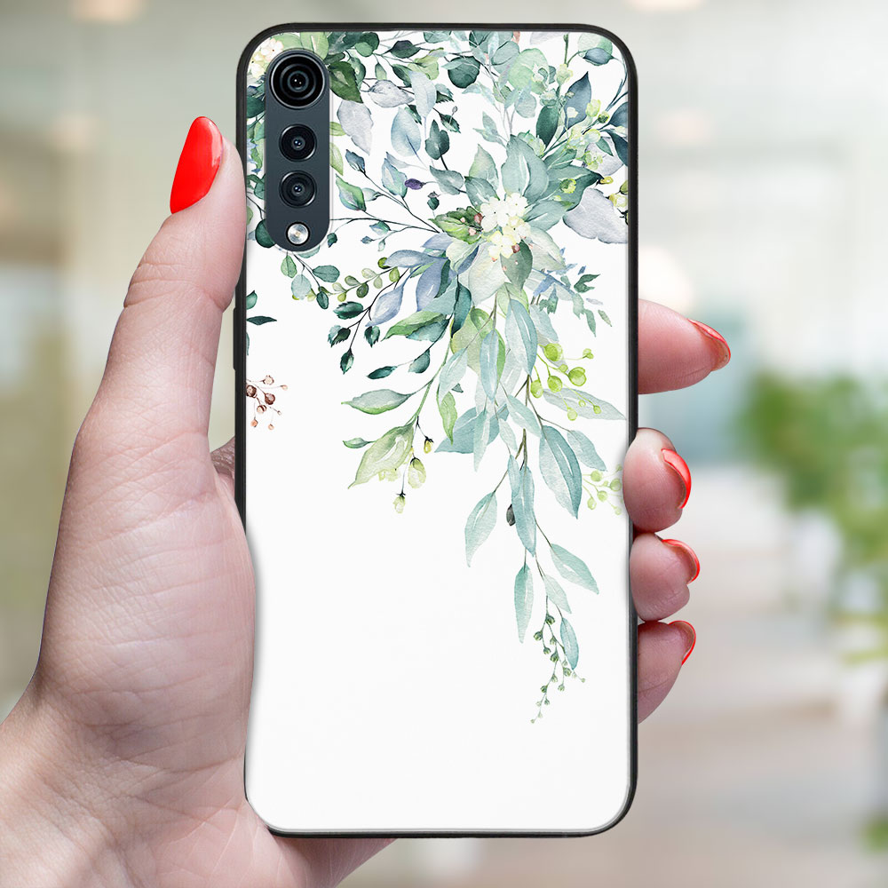 PROTEMIO MY ART Védőburkolat LG Velvet GREENERY (155) számára termék 2. képe