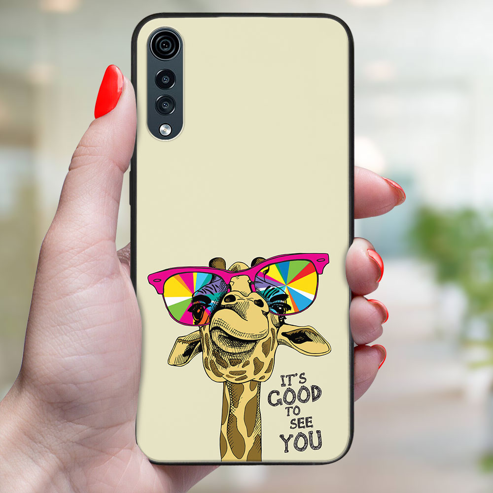 PROTEMIO MY ART Védőburkolat LG Velvet GIRAFFE (180)-hoz termék 2. képe