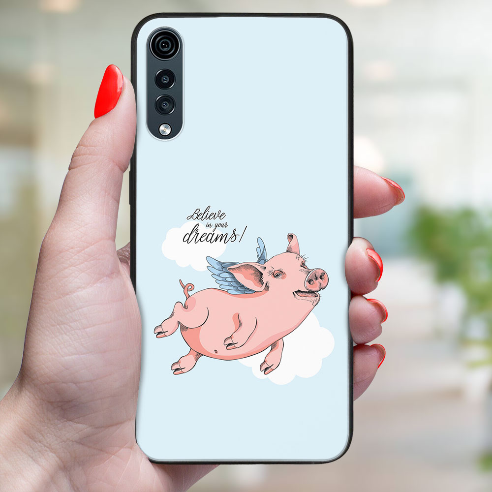 PROTEMIO MY ART Védőburkolat LG Velvet PIG (186)-hoz termék 2. képe