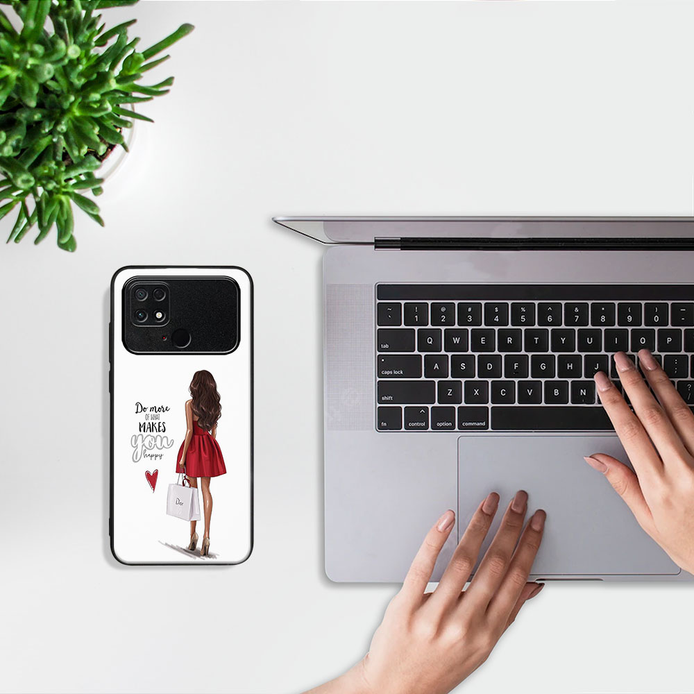 PROTEMIO MY ART Védőhuzat Xiaomi Poco C40 RED DRESS (137) készülékhez termék 2. képe