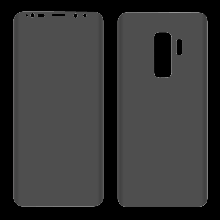 P RED védőfólia + HÁTSÓ Samsung Galaxy S9 Plus termék 2. képe