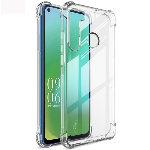 IMAK Védő szilikon borítás + fólia HTC Desire 20 Pro átlátszó akciós termékkép 1