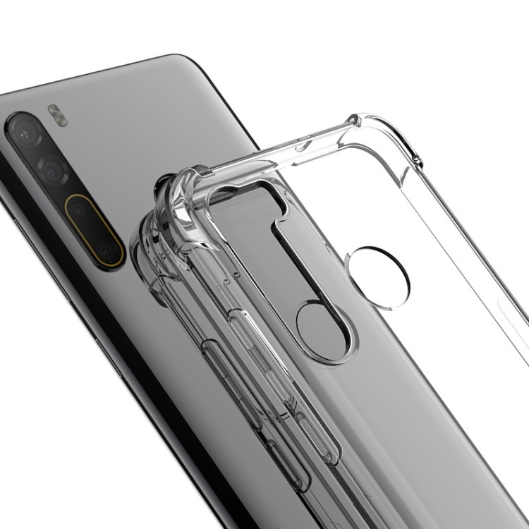 IMAK Védő szilikon borítás + fólia HTC Desire 20 Pro átlátszó termék 2. képe