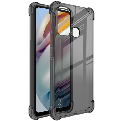 IMAK Szilikon védőburkolat + fólia Motorola Moto G60 fekete akciós termékkép 1