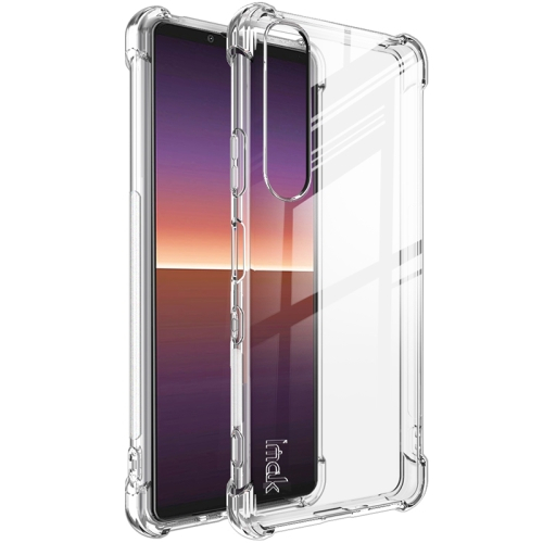 IMAK Szilikon védőburkolat + fólia Sony Xperia 1 III átlátszó akciós termékkép 1