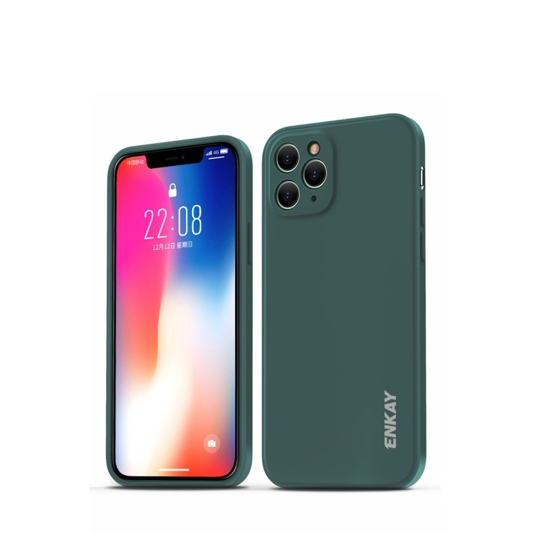 ENKAY tok + 3D üveg Apple iPhone 11 Pro zöld termék 2. képe