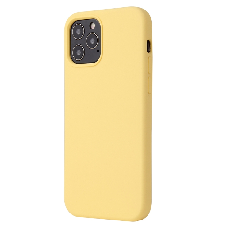 RUBBER Gumi borítás Apple iPhone 12 YELLOW 12 Pro termék 2. képe