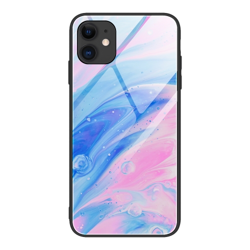 GLASS Védőburkolat Apple iPhone 12 mini kék-rózsaszín akciós termékkép 1