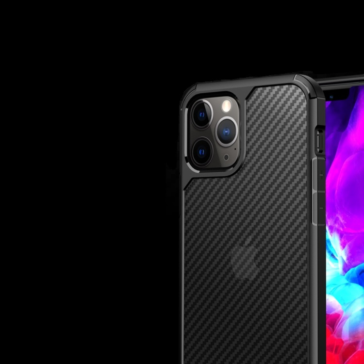 IPAKY PIONEER Védőburkolat Apple iPhone 12 Pro Max fekete termék 2. képe