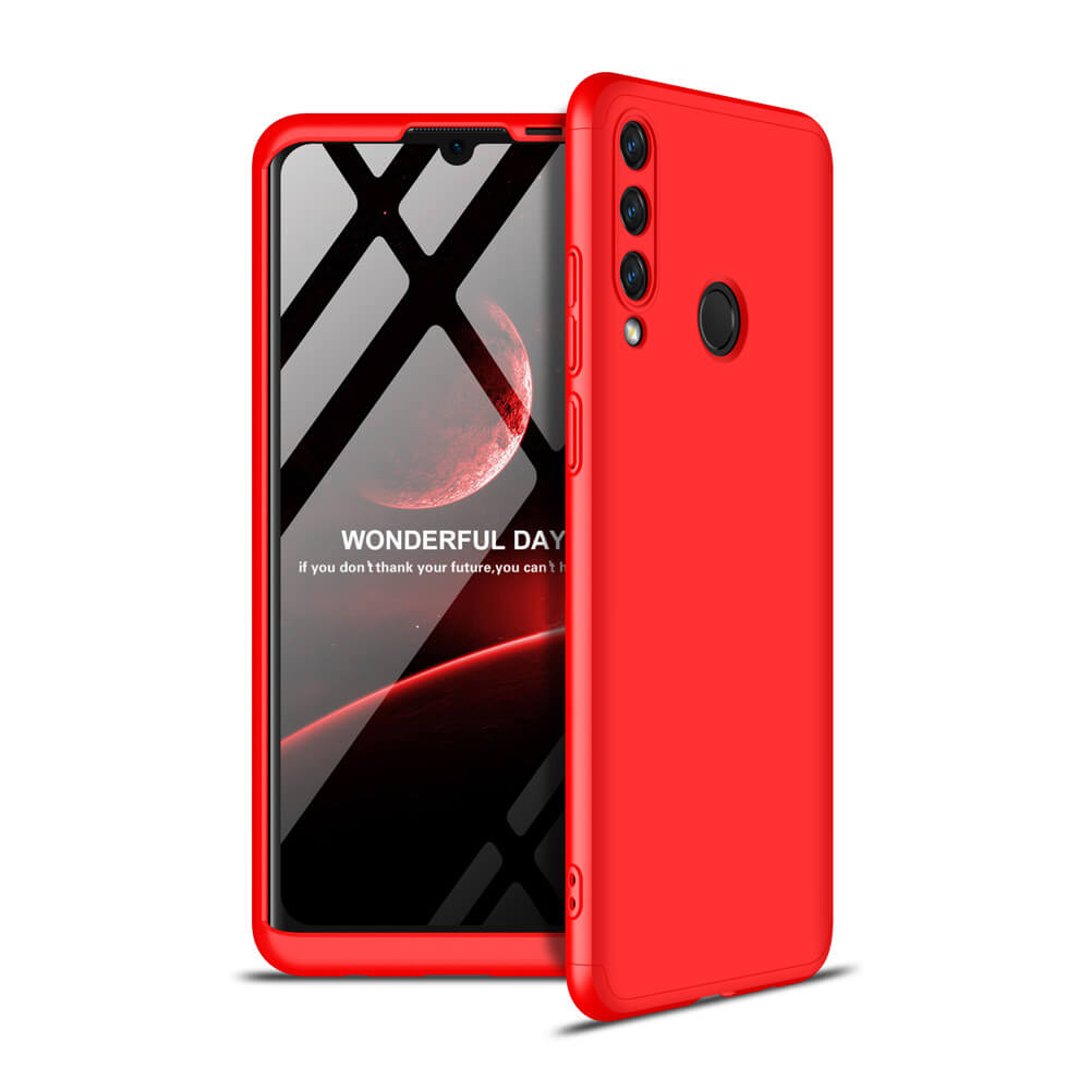 360° védőburkolat Huawei Y6p piros akciós termékkép 1