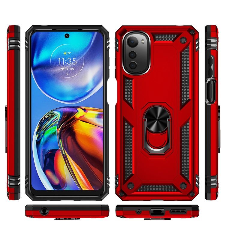 RING tok tartóval Motorola Moto E32 / E32s piros termék 2. képe