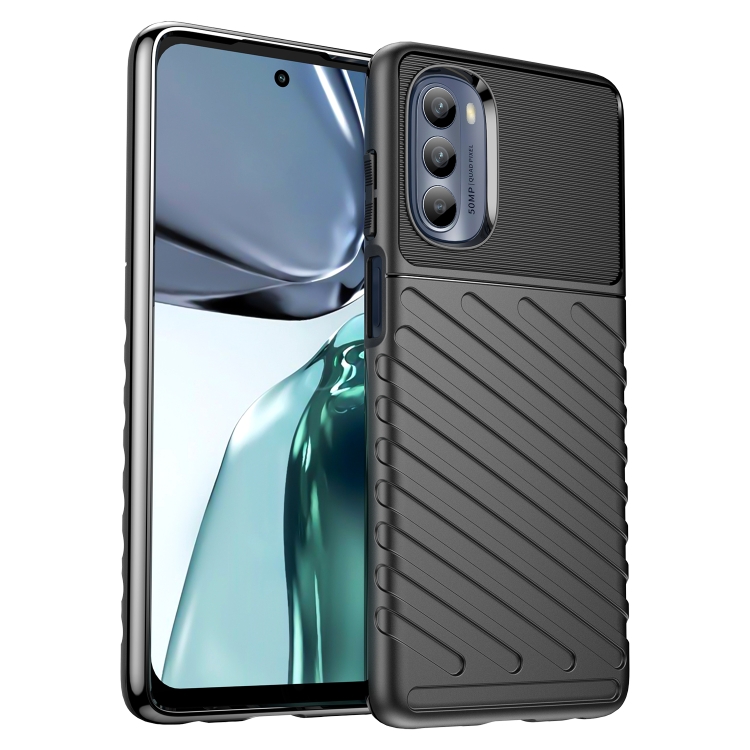 THUNDER Védőburkolat Motorola Moto G62 5G fekete akciós termékkép 1