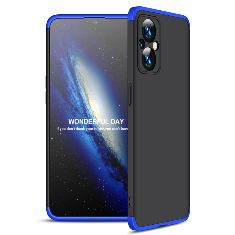 360°-os védőburkolat Oppo Reno7 Lite 5G fekete-kék akciós termékkép 1