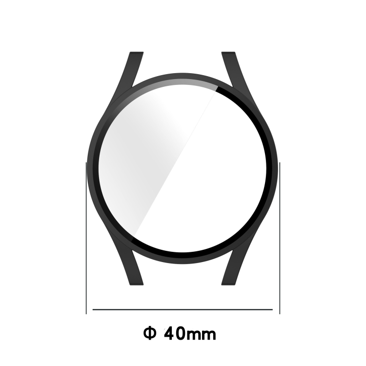 Edzett üveggel ellátott védőborítás Samsung Galaxy Watch 4 40mm rózsaszín telefonhoz termék 2. képe