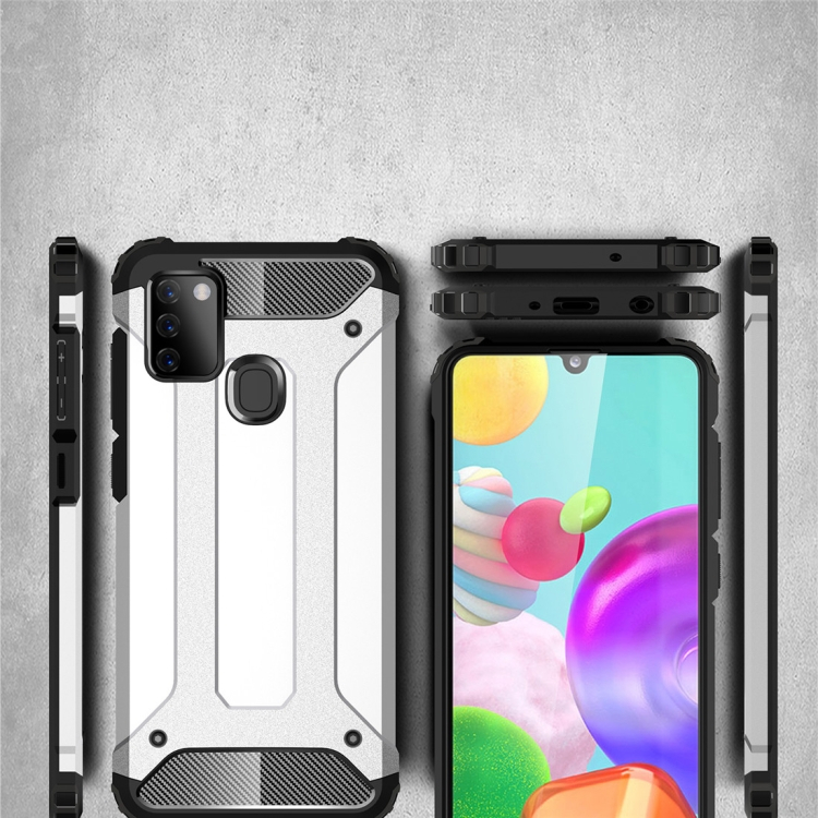 TOUGH védőburkolat Samsung Galaxy A21s ezüst termék 2. képe