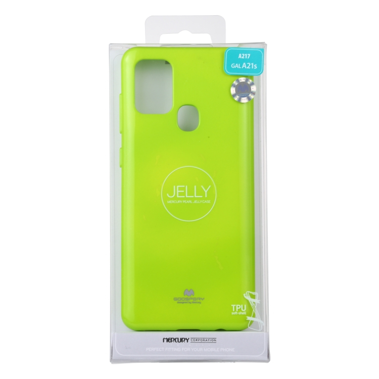 MERCURY JELLY TPU burkolat Samsung Galaxy A21s zöld termék 2. képe