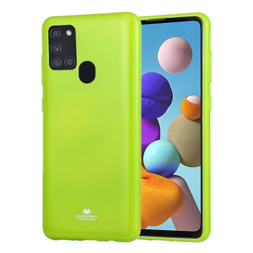 MERCURY JELLY TPU burkolat Samsung Galaxy A21s zöld akciós termékkép 1