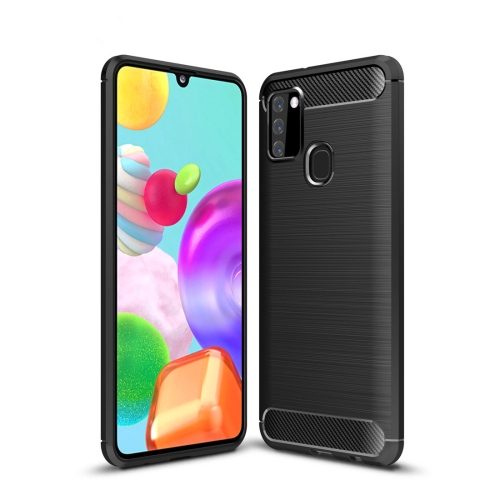 FLEXI TPU burkolat Samsung Galaxy A21s fekete akciós termékkép 1