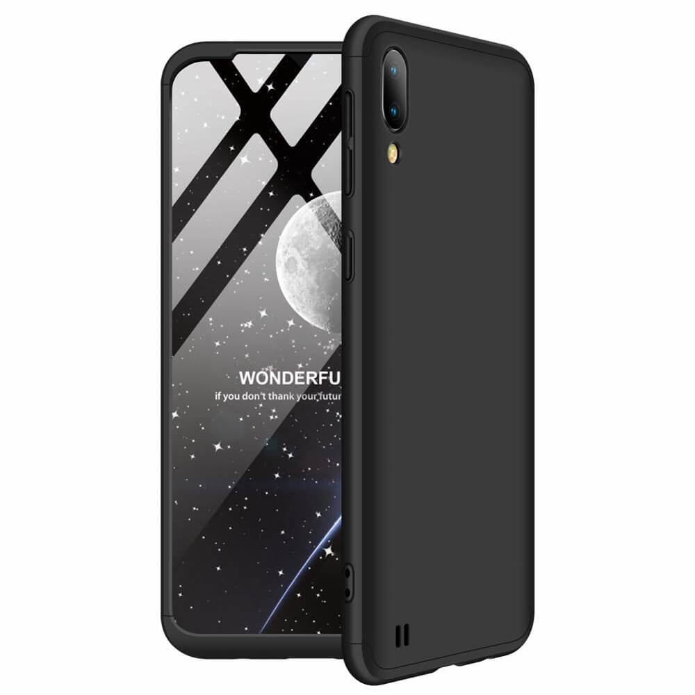 360° Samsung Galaxy M10 védőburkolat fekete akciós termékkép 1