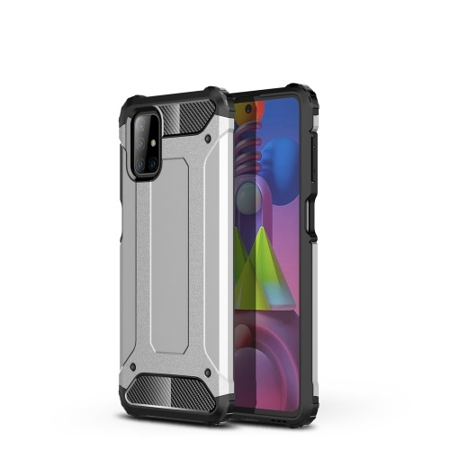 TOUGH Védőburkolat Samsung Galaxy M51 ezüst akciós termékkép 1