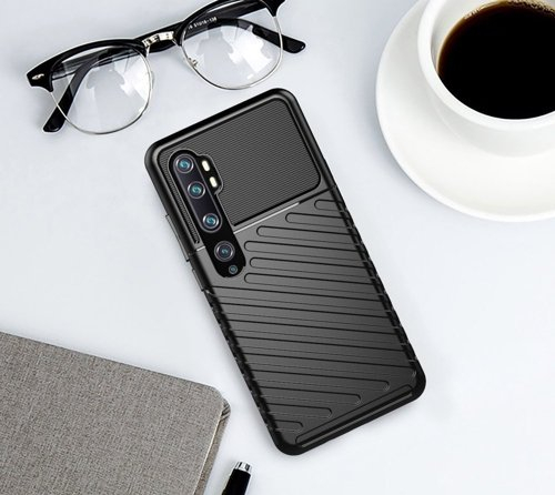 THUNDER Védőburkolat Samsung Galaxy Note 10 fekete termék 2. képe