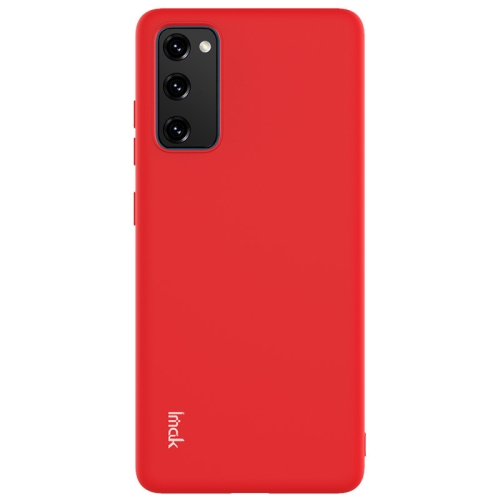 IMAK RUBBER Gumi borítás Samsung Galaxy S20 FE piros akciós termékkép 1