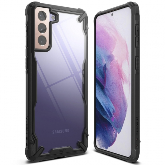 RINGKE FUSION X Samsung Galaxy S21 Plus 5G fekete akciós termékkép 1