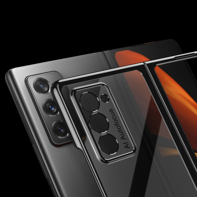 GKK PHANTOM Védőburkolat Samsung Galaxy Z Fold 2 5G átlátszó-fekete termék 2. képe