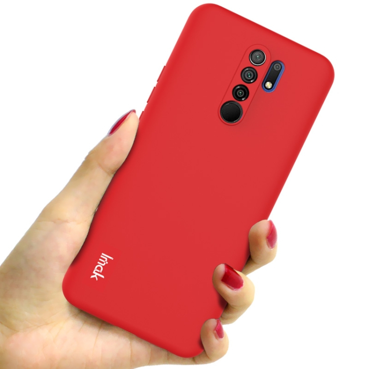 IMAK RUBBER Gumi borítás Xiaomi Redmi 9 piros termék 2. képe