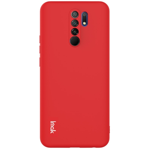 IMAK RUBBER Gumi borítás Xiaomi Redmi 9 piros akciós termékkép 1