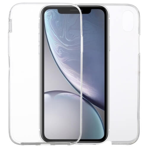 Kétoldalas védőburkolat Apple iPhone XR átlátszó akciós termékkép 1