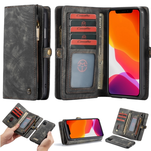 WALLET Tok pénztárcával 2 az 1-ben Apple iPhone 11 fekete akciós termékkép 1