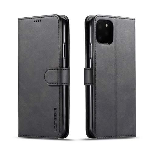 IMEEKE Wallet tok Apple iPhone 11 Pro fekete akciós termékkép 1