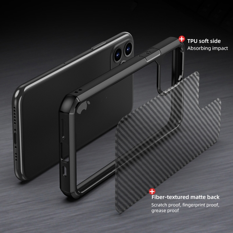 IPAKY PIONEER Védőburkolat Apple iPhone 11 Pro fekete termék 2. képe