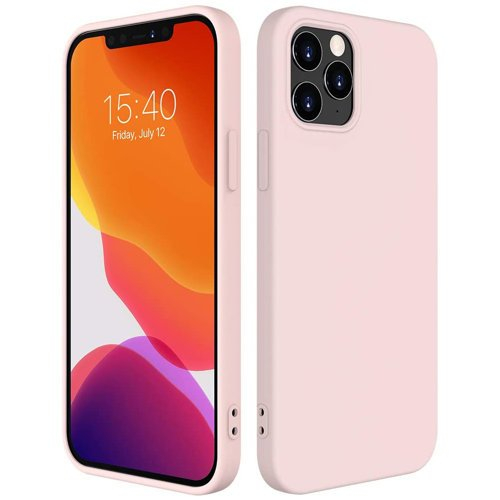 RUBBER Gumi borítás Apple iPhone 12 mini rózsaszín termék 2. képe