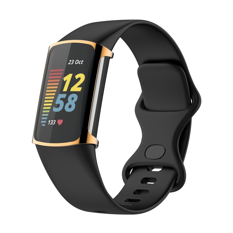 Védőburkolat Fitbit Charge 5 rózsaszín-arany akciós termékkép 1
