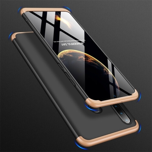 360° Ochranný obal Huawei P30 Lite čierny-zlatý akciós termékkép 1