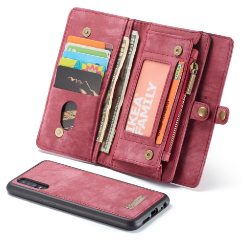 WALLET tok pénztárcával 2 az 1-ben a Huawei P30 Lite piroshoz akciós termékkép 1