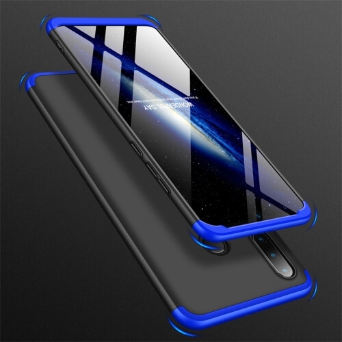 360° védőtok Huawei P30 Lite fekete-kék színben akciós termékkép 1