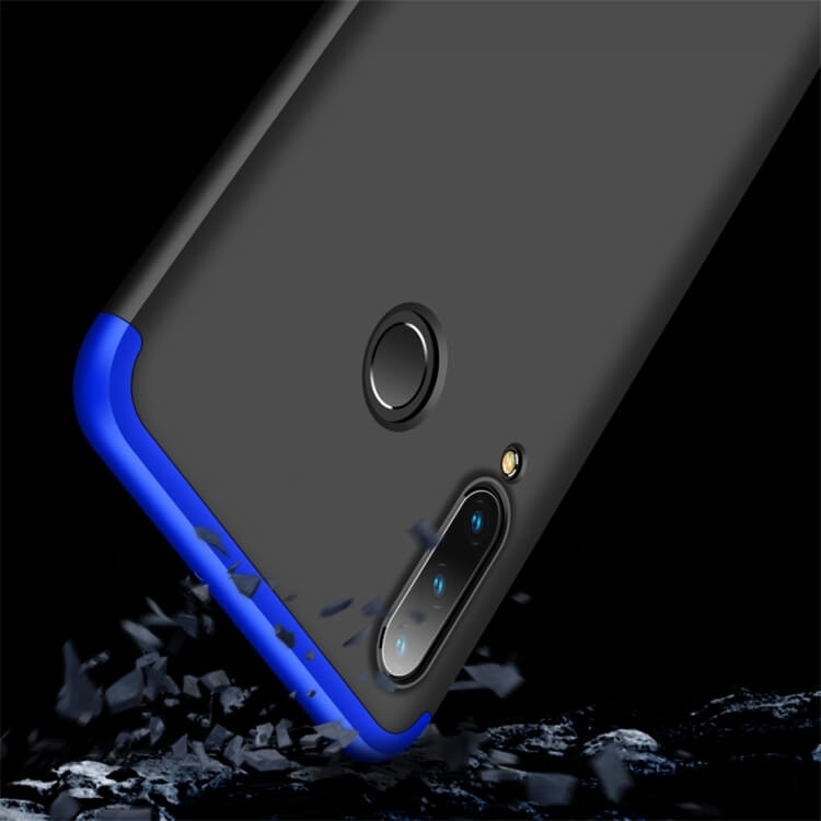 360° védőtok Huawei P30 Lite fekete-kék színben termék 2. képe