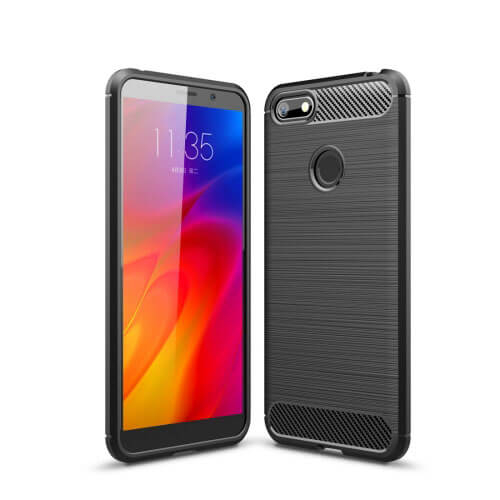 FLEXI TPU burkolat Motorola Moto E6 Play fekete akciós termékkép 1