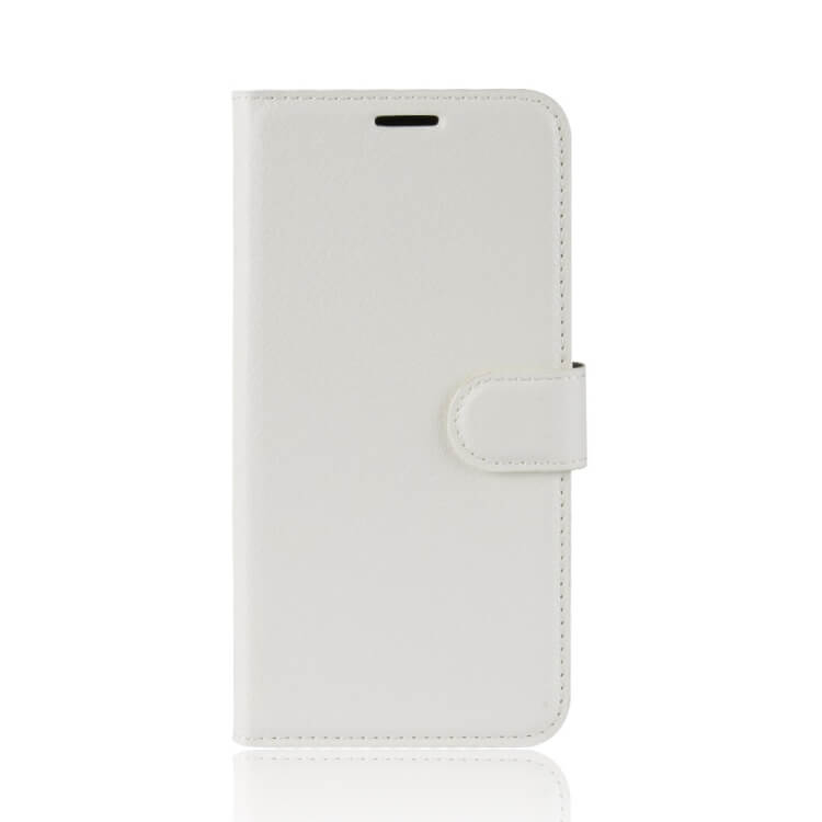 LITCHI Wallet tok Motorola Moto G8 Plus fehér termék 2. képe