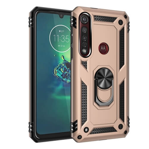 RING Védőtok Motorola Moto G8 Plus arany akciós termékkép 1