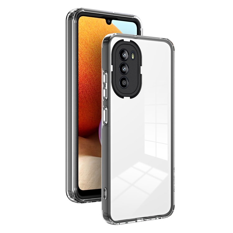 CRYSTAL Védőburkolat Motorola Moto G52 fekete akciós termékkép 1