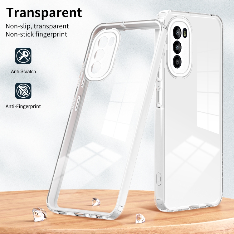 CRYSTAL Védőburkolat Motorola Moto G52 fehér termék 2. képe