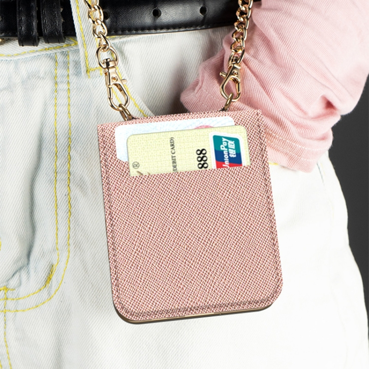 GKK CARD Borító lánccal Samsung Galaxy Z Flip piros termék 2. képe