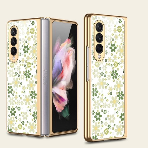 GKK GLASS Védőburkolat Samsung Galaxy Z Fold 3 5G GREEN FLORA L akciós termékkép 1