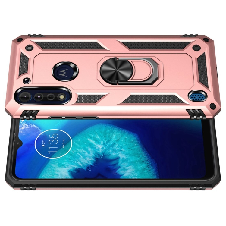 RING védőtok Motorola G8 Power Lite rózsaszín termék 2. képe