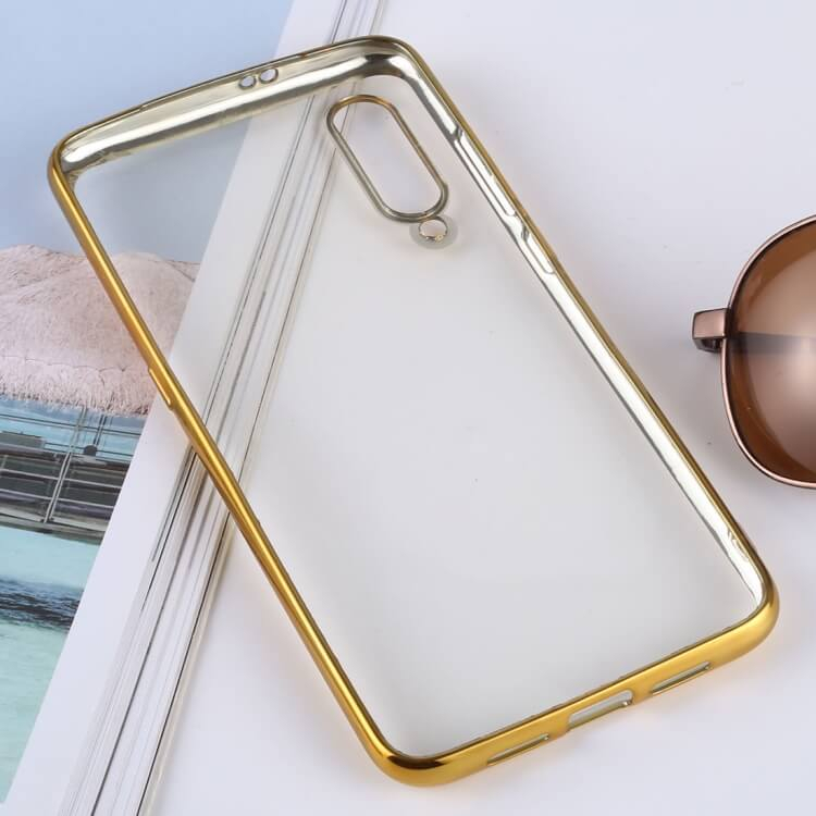 METALLIC Szilikon huzat Xiaomi Mi 9 arany termék 2. képe